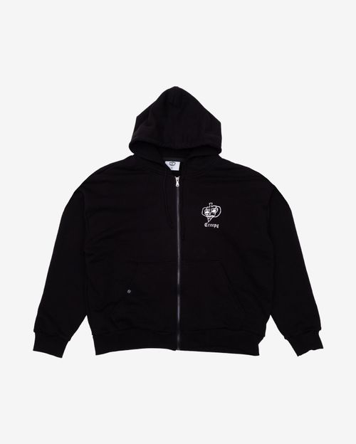 Худи Creepy Clothing Zip Рыцарь черное