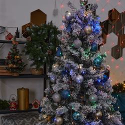 ULD-E0120-120-STA MULTI IP44 Гирлянда светодиодная Лучи росы. 1.2м. 10 нитей. 120 светодиодов. Разноцветный свет. Провод прозрачный. ТМ Uniel