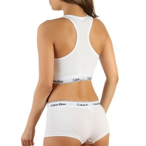 Женский комплект белый топ и боксеры Calvin Klein Women White