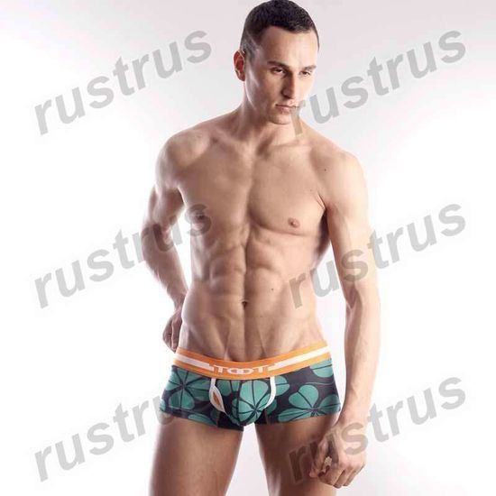 Мужские трусы хипсы зеленые TOOT TT00064
