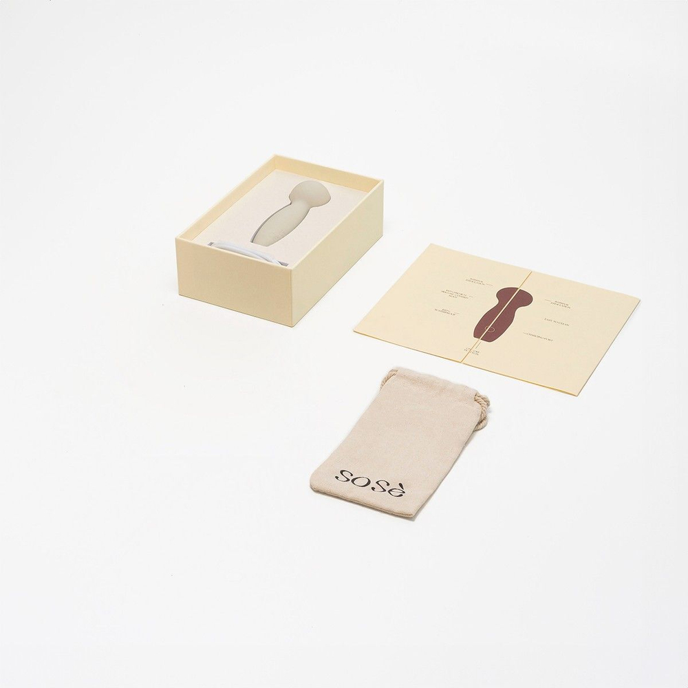 Серый мини-вибромассажёр Harmony