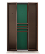 Киевница современная ясень мдф/шпон сукно на 6 киев (Black_bristol,Манчестер 70 yellow green)