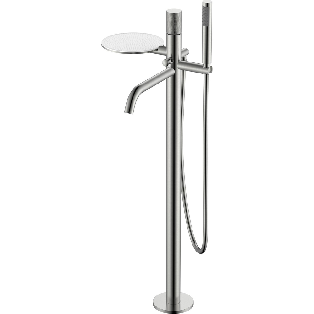 Напольный смеситель для ванны с душем Boheme Stick 129-NB.2 NICKEL BRUSH TOUCH