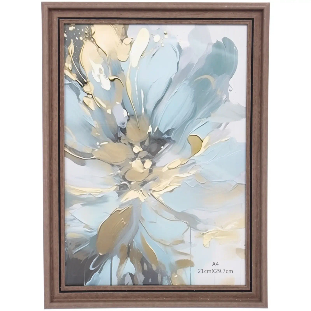 Фоторамка 30*21см «Дипломат» темное дерево, пластик