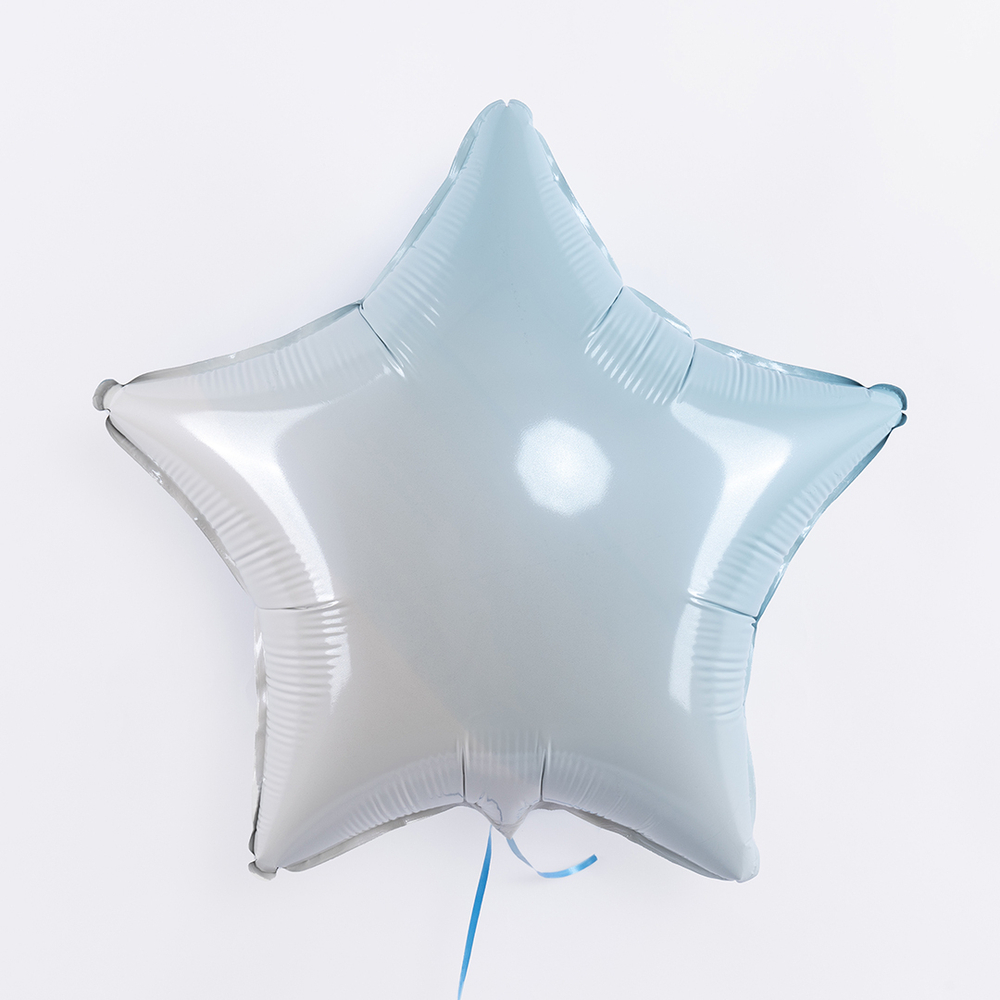 Звезда 18" Бело-голубой градиент / White-Blue gradient Fm