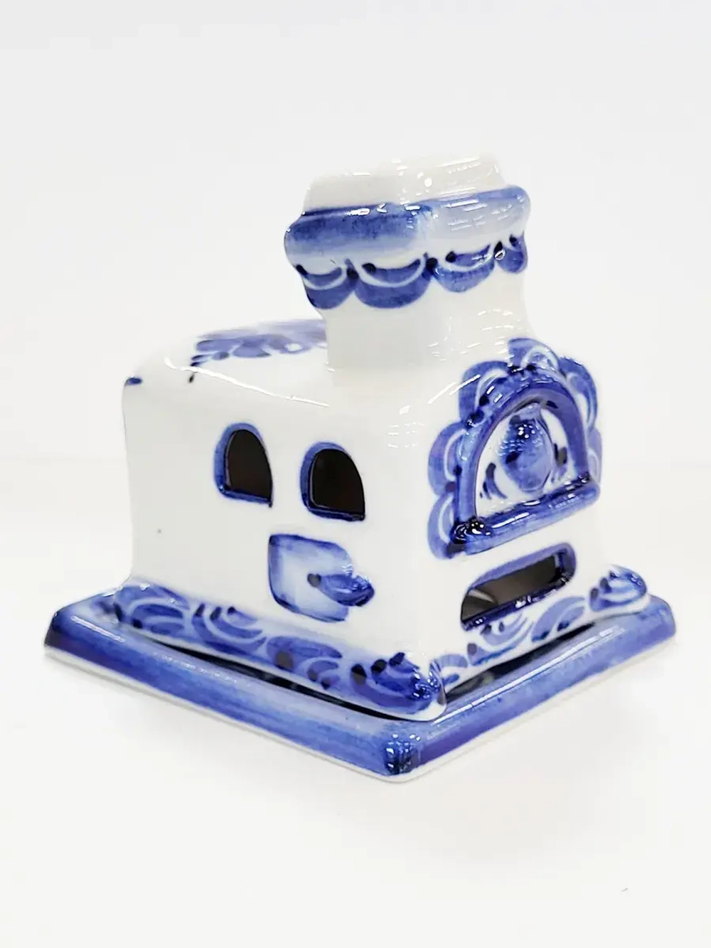 Гжель. Арома-лампа «Печь»