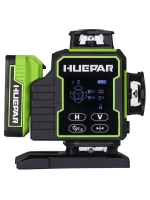 Лазерный уровень HUEPAR W04CG, 0.15 мм / LCD-экран (арт. 623252)