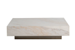 Стол журнальный Garda Decor Garda Decor АГАТ (AGATE) светлый керамический 120*80*29 см