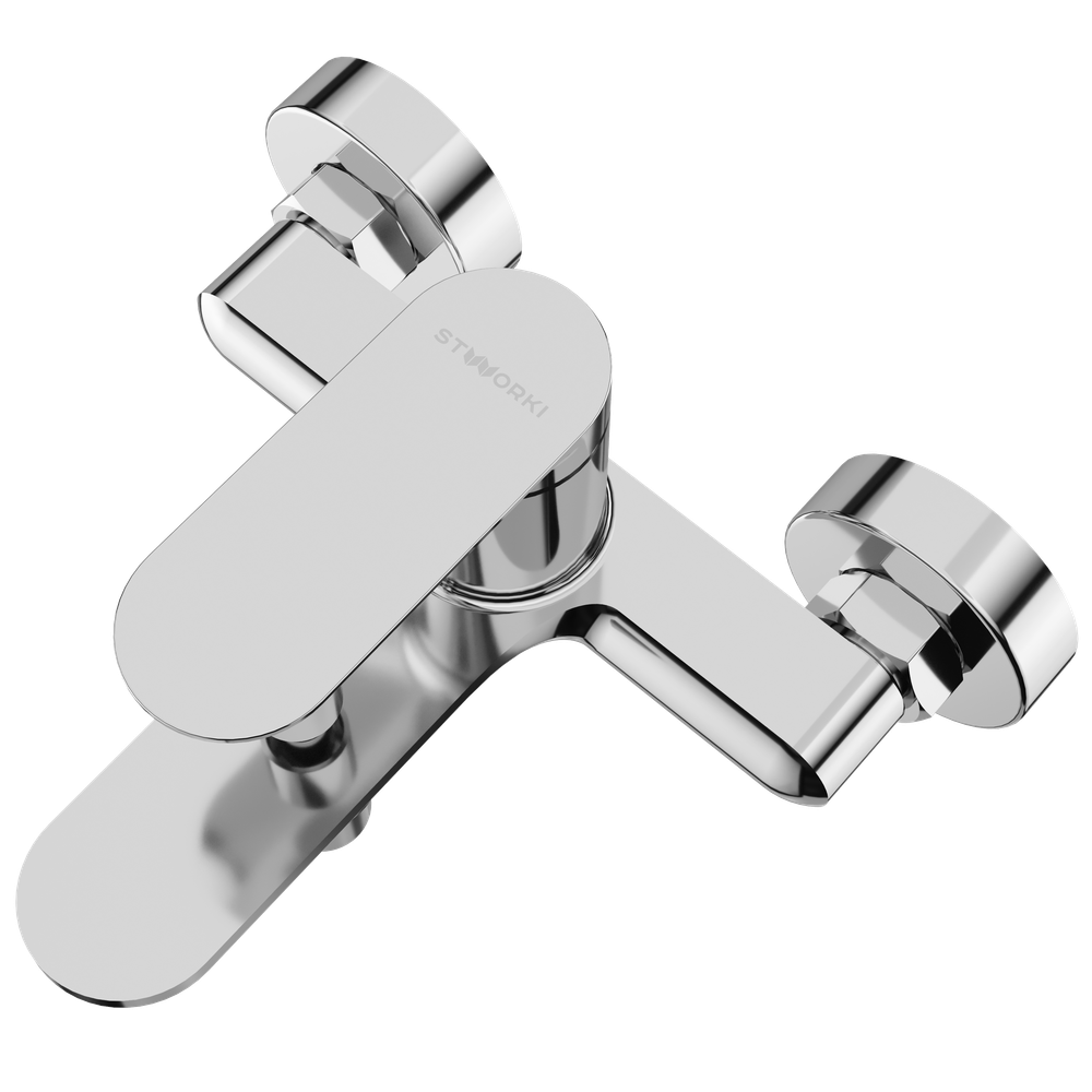 Смеситель для ванны с душем STWORKI Сортланд S10100CR хром