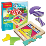 Логическая игра "Дуэт пазл- Циркачи Лев и Лёва" (Bondibon)