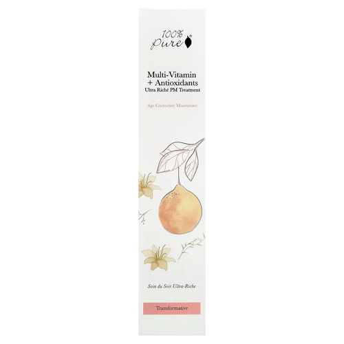 100% PURE, Ultra Riché PM Treatment, мультивитамины и антиоксиданты, 40 мл (1,4 жидк. унции)