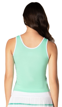 Женский топ теннисный Lucky in Love Deco in Love Always N' Forever Tank - зеленый