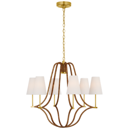Люстра Visual Comfort Biscayne Large Wrapped Chandelier