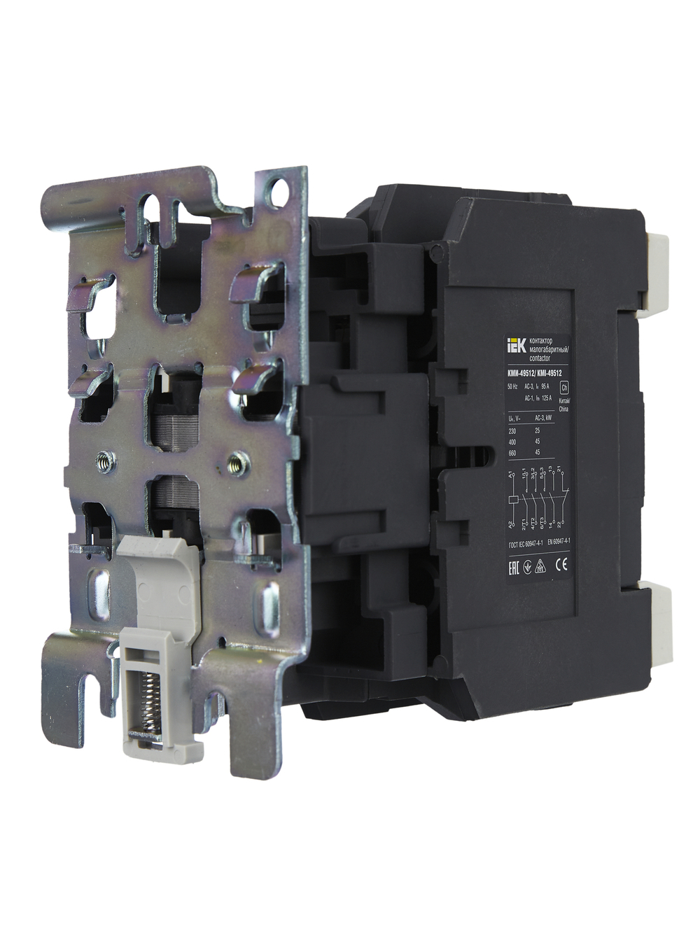 Контактор КМИ-49512 95А 400В/АС3 1NO;1NC IEK
