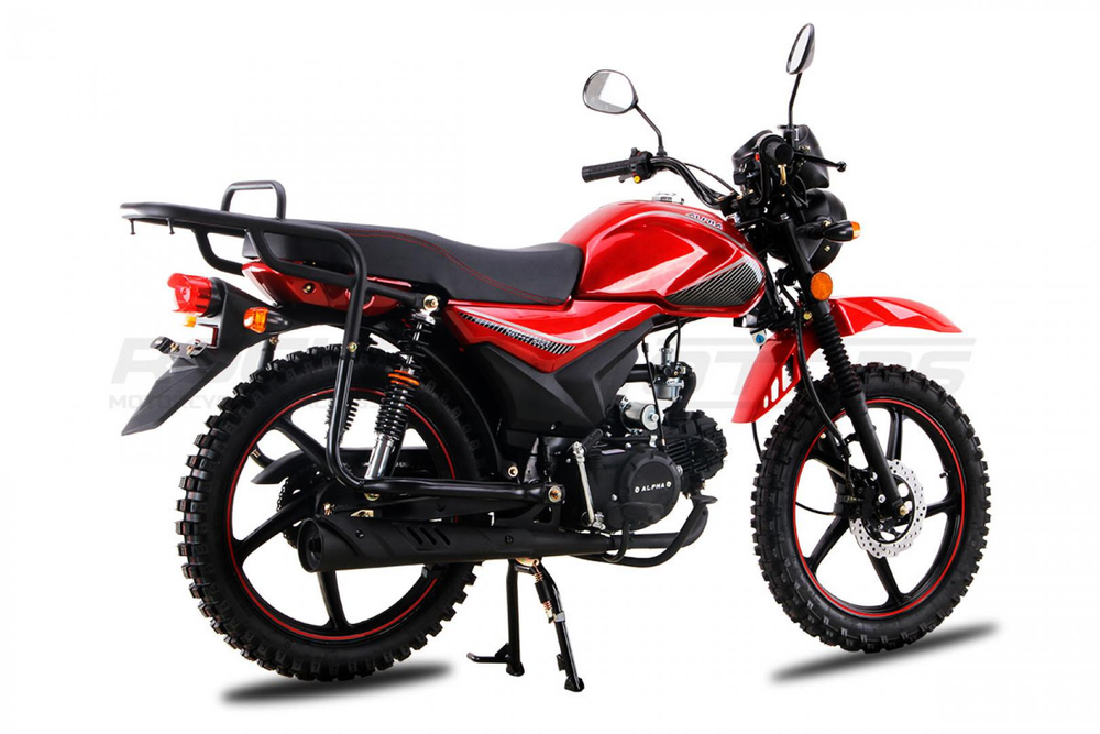 Мопед ROCKOT ALPHA OFFROAD M-12 (красный глянцевый)
