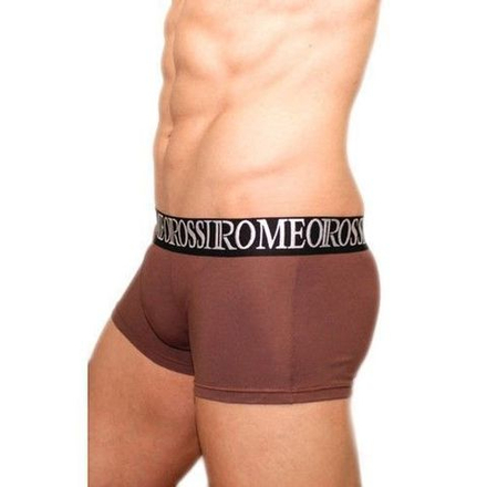 Мужские трусы боксеры коричневые Romeo Rossi Bik Brown Boxers RR5002-15