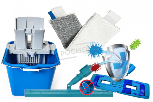 Комплект для ручной мойки пола в медучреждениях Росмоп ПРО-20 Мед