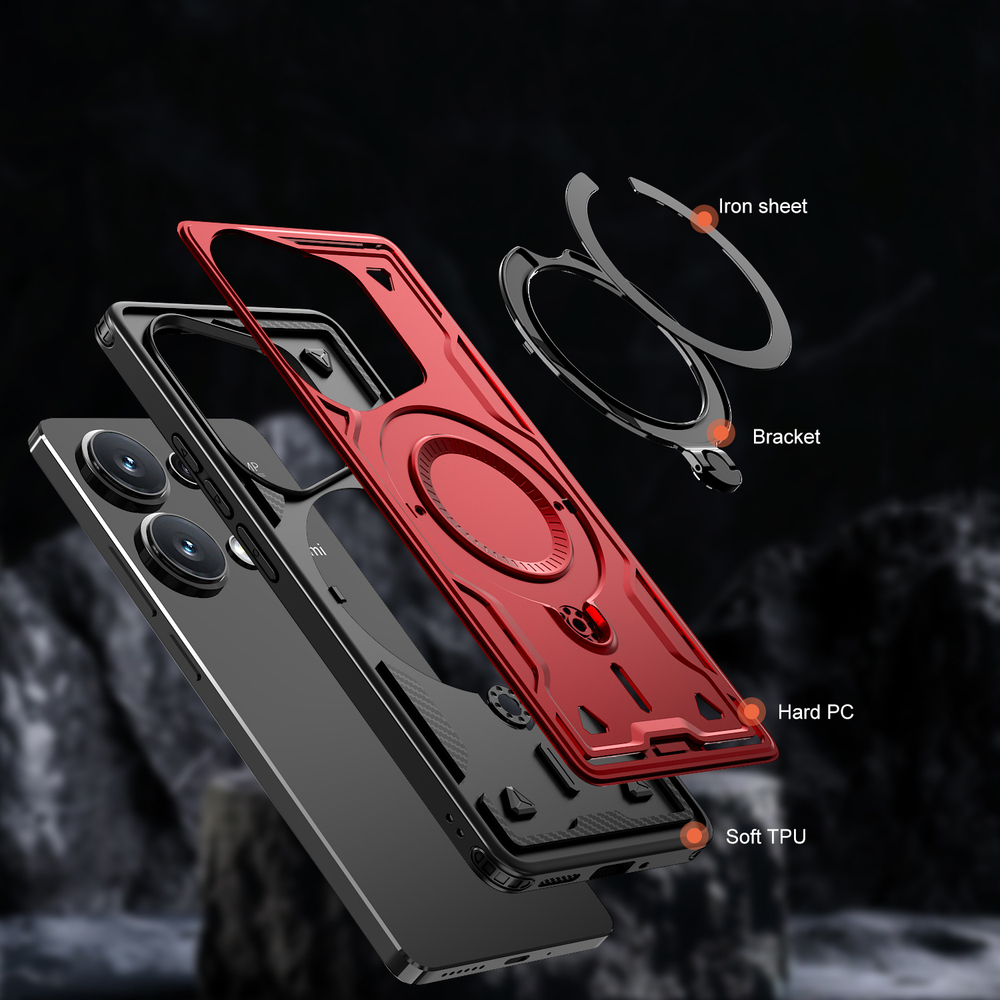 Чехол Magneto Case с кольцом для Xiaomi Redmi Note 13 Pro 4G