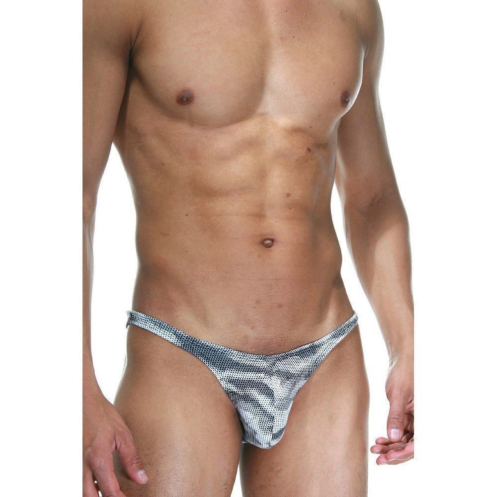 Трусы мужские слипы серые с принтом DARKZONE DZN6425