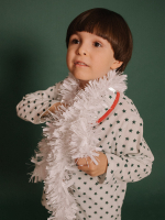 Пижама с воротником Mjölk Green Stars