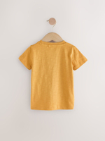 Футболка для мальчика Next AG8-728, 3 шт., Голубой, Красный, Горчичный