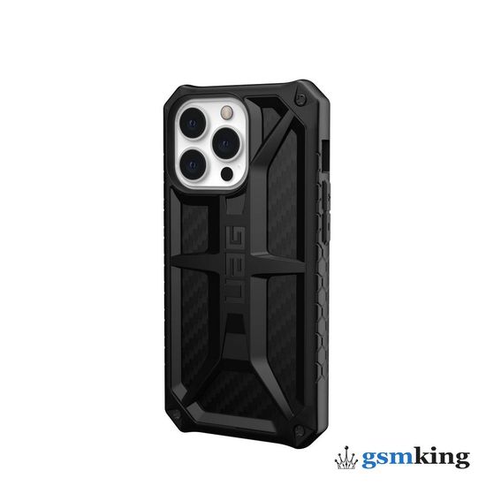 UAG Monarch Kevlar® Series Case for Apple iPhone 13 Pro Carbon Fiber (Чёрный)113151114242