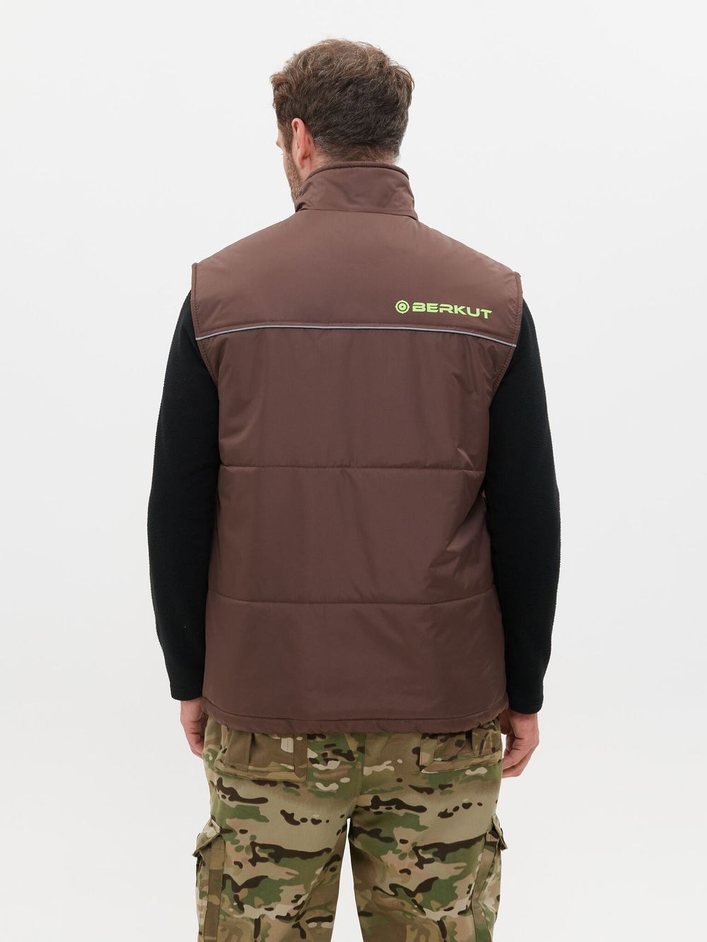 Жилет демисезонный Беркут ткань Дюспо цвет Коричневый Жилет демисезонный Беркут ткань Дюспо цвет Коричневый