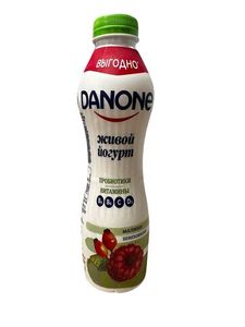 ЙОГУРТ ПИТЬЕВОЙ МАЛИНА ШИПОВНИК 670ГР DANONE