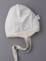 Шапка для девочки с ушками осенняя