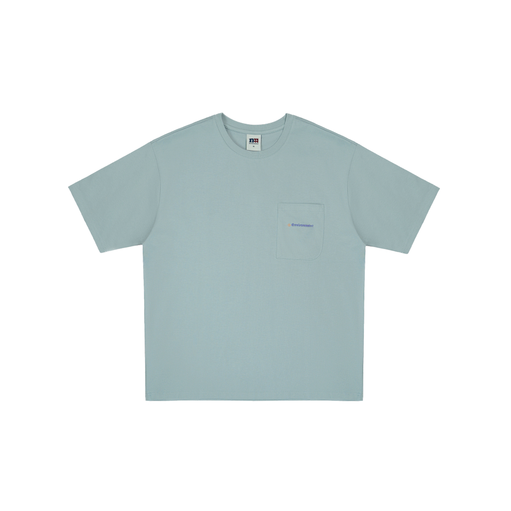 Футболка Nothomme T-shirt Outdoor Fog Blue "Environment Care"