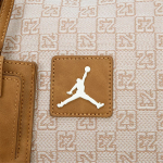 Jordan Polyester Gym Bag One Shoulder Crossbody Travel Bag Unisex Beige