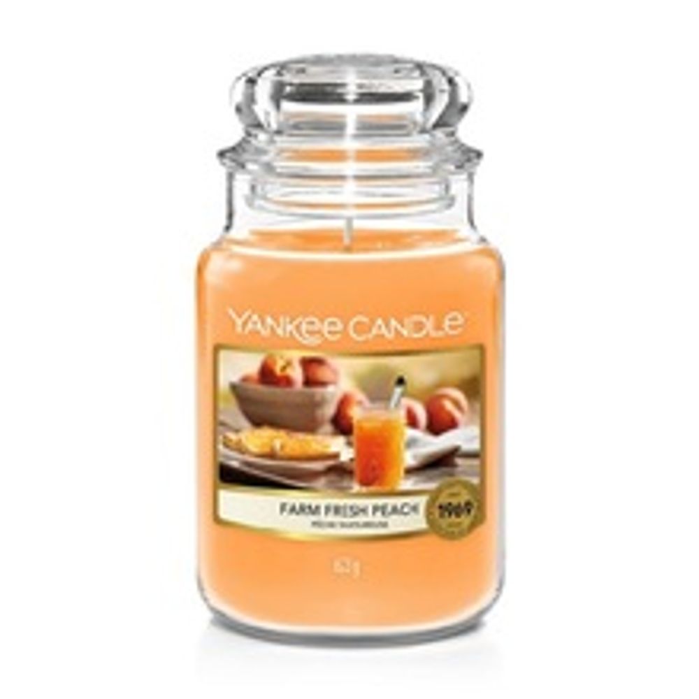 Yankee Candle Farm Fresh Peach Candle 623.0g Yankee Candle Farm Fresh Peach Candle 623.0g
