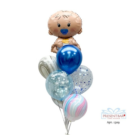 Воздушный сет на выписку мальчика