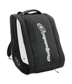Сумка для падел Bullpadel Hack Black-White 2025 – термозащита и профессиональный комфорт