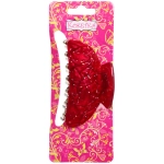 Заколка-краб для волос « ЭЙФОРИЯ», мира, микс 6 цветов, 8см (блистер Кокетка)