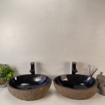 Раковина из речного камня ПАРА! RS-65359 48*34*15 0865