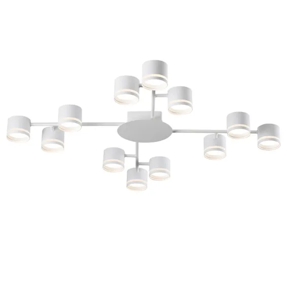 8235/12C COMFI LN25 200 белый, металл Люстра потолочная LED GX53 12*12W 220V GARETA