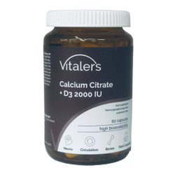 Vitalers - Calcium Citrate + D3 60 капс