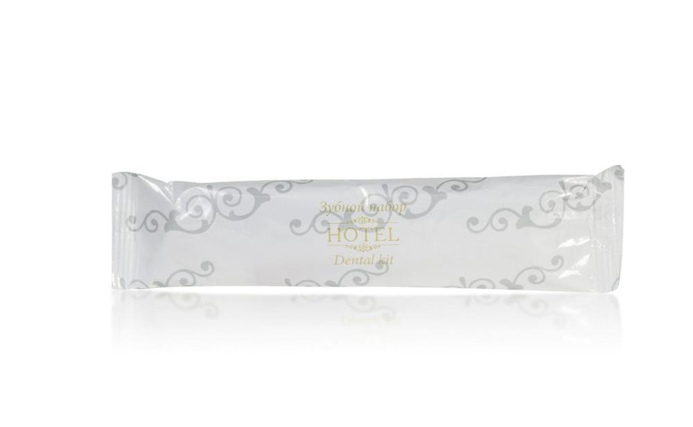 Зубной набор Hotel в пакете (зубная щетка, зубная паста, туба 4 г)