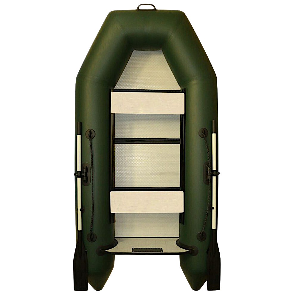 Лодка ПВХ Polar Bird Чирок PB-280ТМ Teal со стеклокомпозитной сланью Зелёная