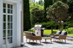 "Прованс" лаунж-зона плетеная из искусственного ротанга, цвет соломенный