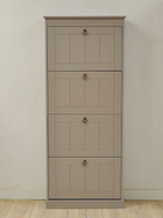 Обувница Индра серая из МДФ