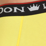 Желтые мужские трусы-боксеры с пришивной брендированной резинкой (Размер: XXL) (Цвет: желтый)