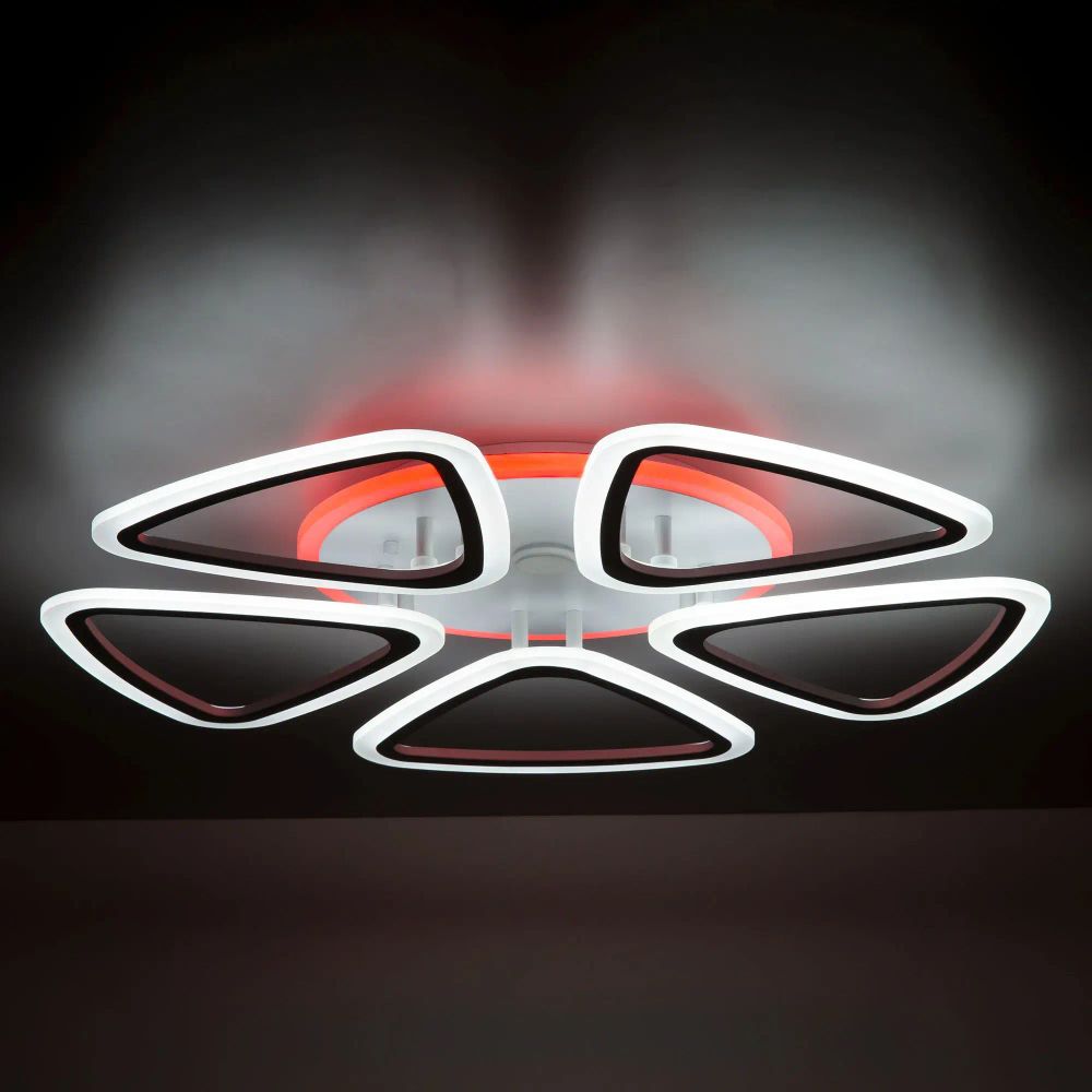 Citilux Мальта Смарт CL234A250E RGB Умная люстра Белая