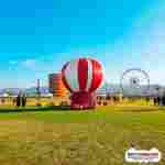 Качель батут «Воздушный цирк», 5,3×5,3×6,5 м