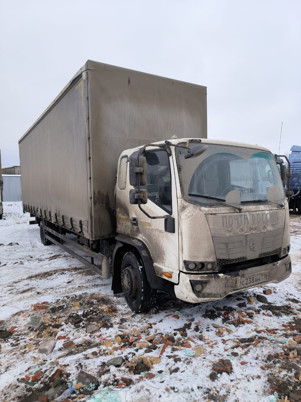 РусТрак 4389* на шасси КамАЗ 43082 4x2 Бортовой (Евроборт) 4389F1 (Евроборт, Дизельный, 3,8 л, 166 л