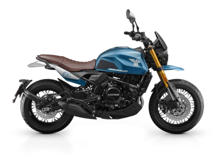Мотоцикл Moto Мorini SEIEMMEZZO SCR синий
