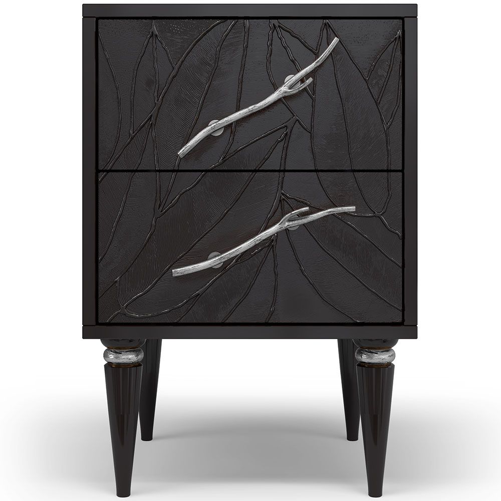 Тумба Арт Колор leaves Классик Сильвер Терпкий коричневый