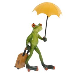 GAEM Фигурка декоративная "Лягушка", L15 W11 H22 см