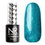 Nail Republic Гель-лак 451 Мерцающий сине-зеленый, 10 мл